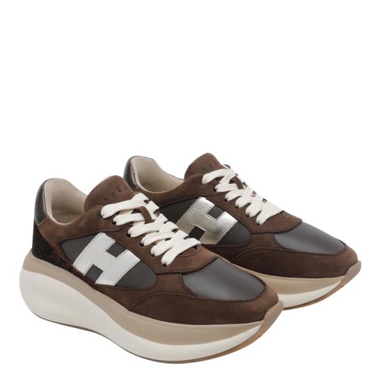 26FW 호간 스니커즈 HXW7140GA40 VHL0R1W BROWN - HOGAN