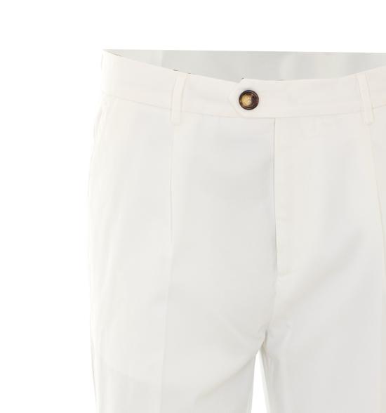 26FW 브루넬로 쿠치넬리 스트레이트 팬츠 M252DE1450 C2200 White - BRUNELLO CUCINELLI
