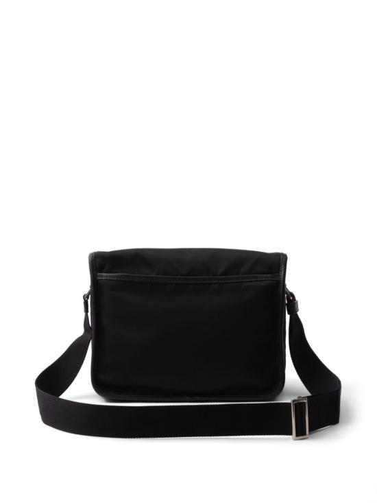 26FW 프라다 리나일론 사피아노 레더 숄더백 2VD769 2DMHF0002 BLACK - PRADA