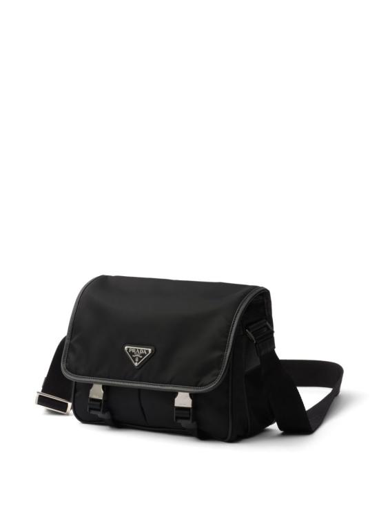 26FW 프라다 리나일론 사피아노 레더 숄더백 2VD769 2DMHF0002 BLACK - PRADA