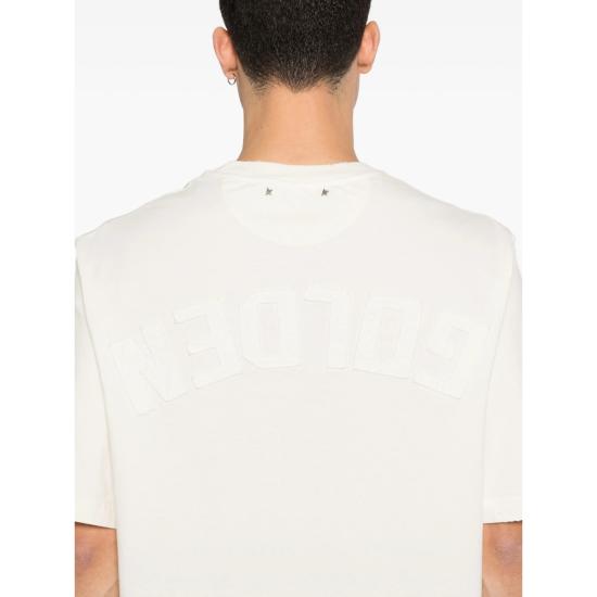 26FW 골든구스 반팔 티셔츠 GUP01873 P001576 11560 NEUTRALS - GOLDEN GOOSE
