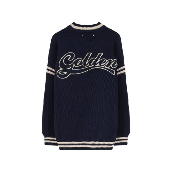 26FW 골든구스 니트웨어 GMP02863 P002672 50486 BLUE - GOLDEN GOOSE