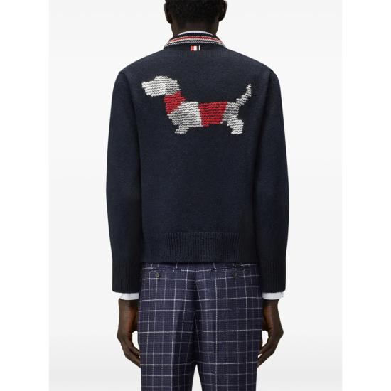 26FW 톰브라운 가디건 MKC647A Y1506 415 BLUE - THOM BROWNE