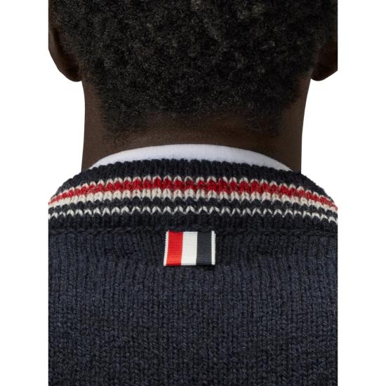 26FW 톰브라운 가디건 MKC647A Y1506 415 BLUE - THOM BROWNE
