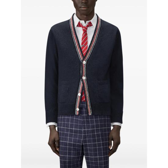 26FW 톰브라운 가디건 MKC647A Y1506 415 BLUE - THOM BROWNE