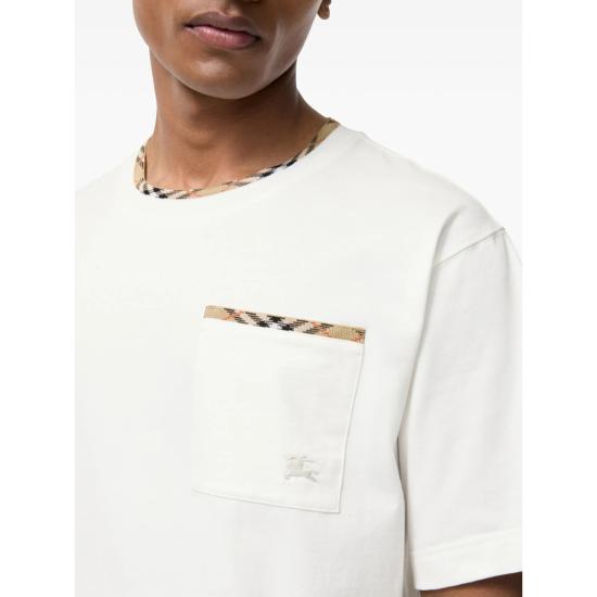 26FW 버버리 반팔 티셔츠 8127629 RYAN CC B7078 WHITE - BURBERRY