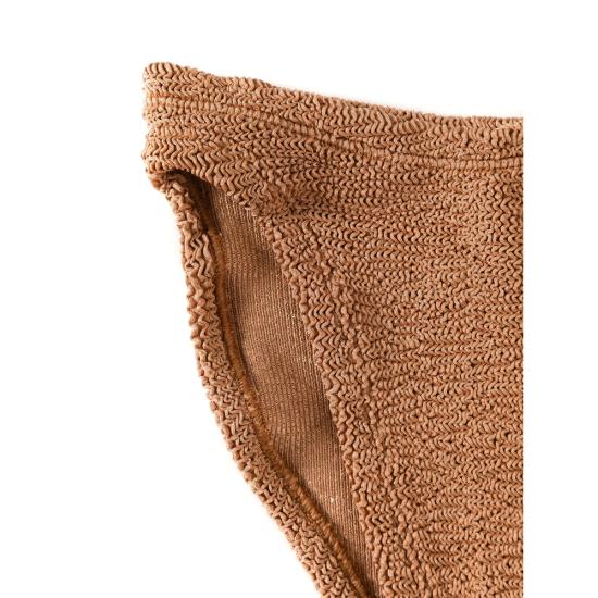 26FW 훈자 지 비키니 수영복 B XANDRA CR METCRINKLE MECOC NEUTRALS - HUNZA G
