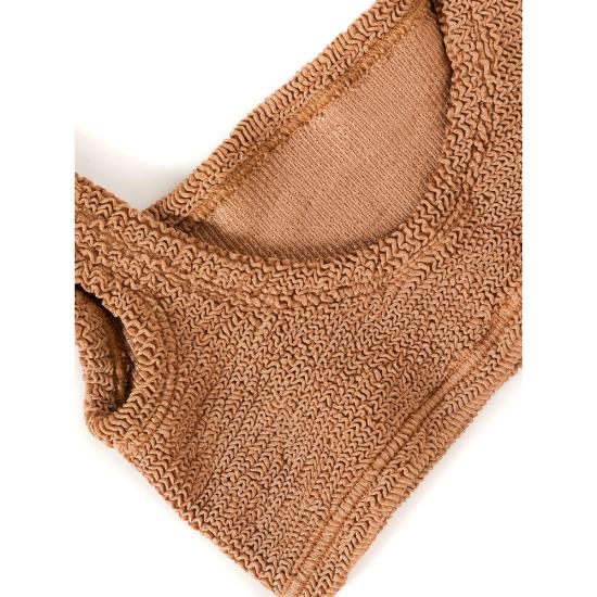 26FW 훈자 지 비키니 수영복 B XANDRA CR METCRINKLE MECOC NEUTRALS - HUNZA G
