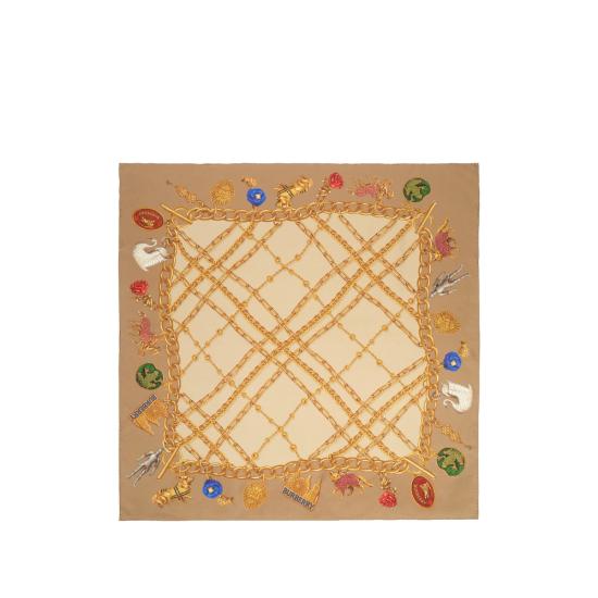 26FW 버버리 머플러/스카프 8126912 SS CHECK C5055 NEUTRALS GOLD