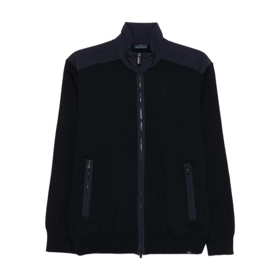 26FW 폴앤샤크 집업 니트 99311022 050 BLACK