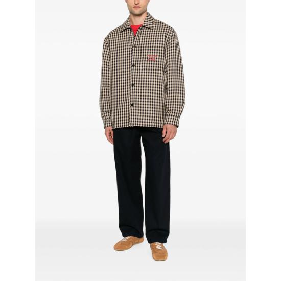 26FW 드롤드무슈 긴팔 셔츠 PERM SH270 CO310 BEIGE NEUTRALS BLACK - DROLE DE MONSIEUR