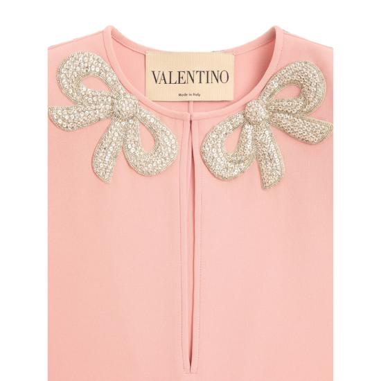 26FW 발렌티노 가라바니 숏 원피스 9B3VAKN61MM 3GH PINK - VALENTINO GARAVANI
