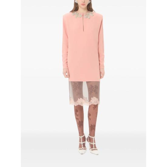 26FW 발렌티노 가라바니 숏 원피스 9B3VAKN61MM 3GH PINK - VALENTINO GARAVANI