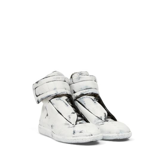 26FW 마르지엘라 스니커즈 P6840 S57WS0538 HA331 WHITE BLACK - MAISON MARGIELA