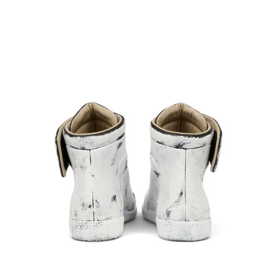 26FW 마르지엘라 스니커즈 P6840 S57WS0538 HA331 WHITE BLACK - MAISON MARGIELA