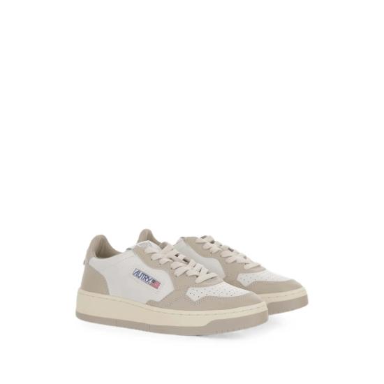 26FW 오트리 메달리스트 로우 레더 스니커즈 AULW WB67 WHITE NEUTRALS - AUTRY
