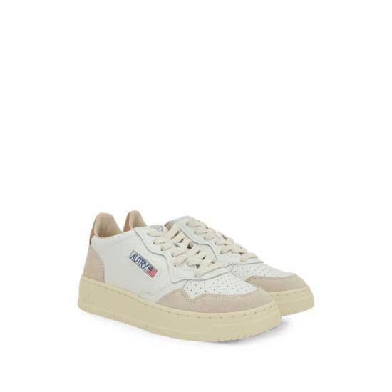 26FW 오트리 메달리스트 로우 레더 스니커즈 AULW LS16 WHITE NEUTRALS - AUTRY