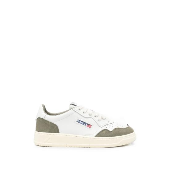 26FW 오트리 메달리스트 로우 스니커즈 AULM FT21 WHITE GREEN