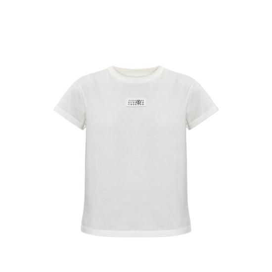 26FW MM6 메종마르지엘라 반팔 티셔츠 M20258 S52GC0327 101 WHITE