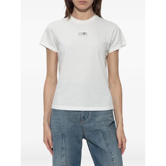 26FW MM6 메종마르지엘라 반팔 티셔츠 M20258 S52GC0327 101 WHITE - MM6 MAISON MARGIELA