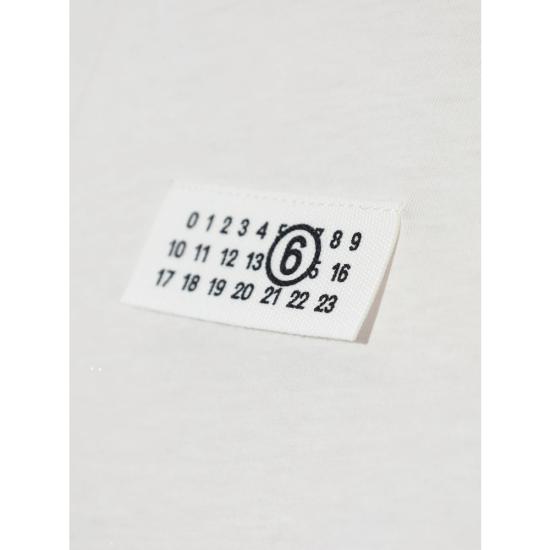 26FW MM6 메종마르지엘라 반팔 티셔츠 M20258 S52GC0327 101 WHITE - MM6 MAISON MARGIELA