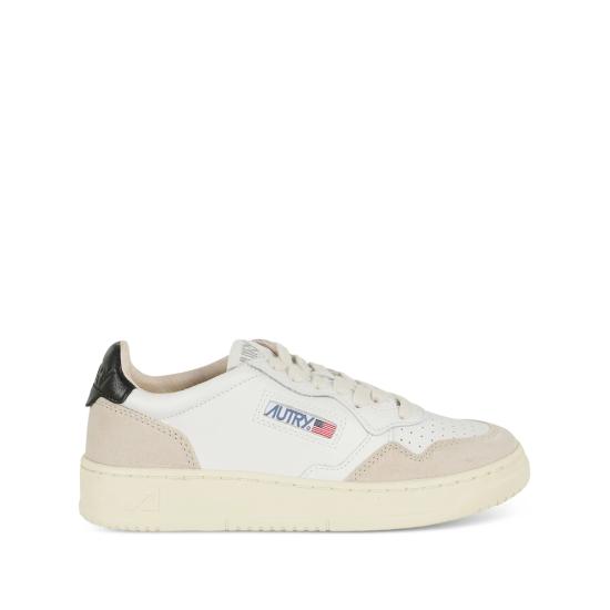 26FW 오트리 메달리스트 로우 레더 스니커즈 AULW LS21 WHITE