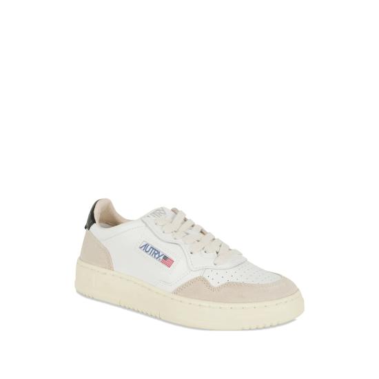 26FW 오트리 메달리스트 로우 레더 스니커즈 AULW LS21 WHITE - AUTRY