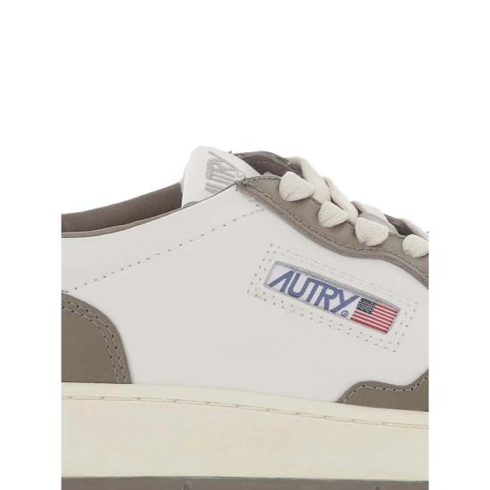 26FW 오트리 메달리스트 로우 스니커즈 AULM WB68 WHITE BROWN - AUTRY