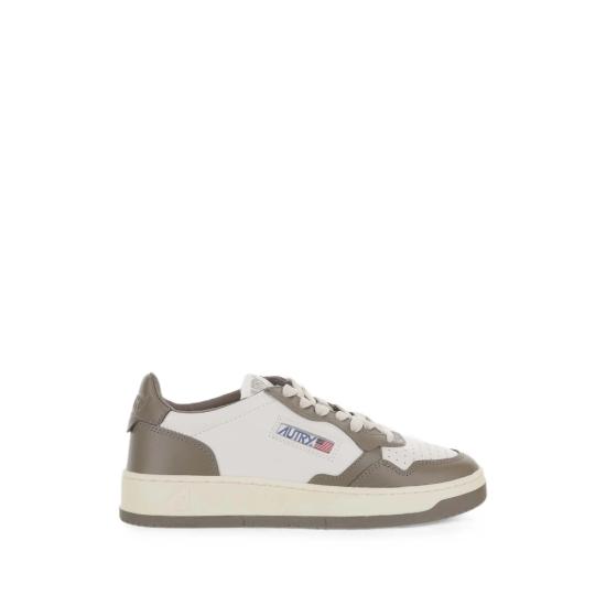 26FW 오트리 메달리스트 로우 스니커즈 AULM WB68 WHITE BROWN