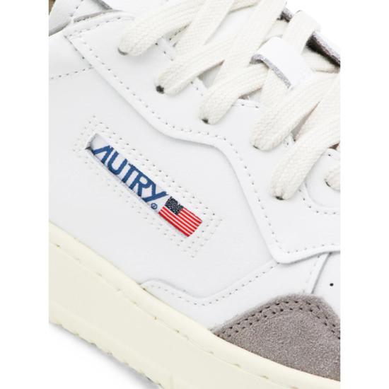26FW 오트리 메달리스트 로우 스니커즈 AULM FT15 WHITE GREY - AUTRY