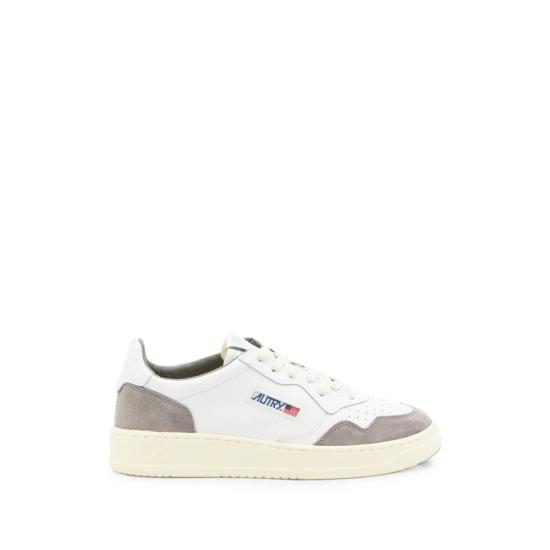 26FW 오트리 메달리스트 로우 스니커즈 AULM FT15 WHITE GREY