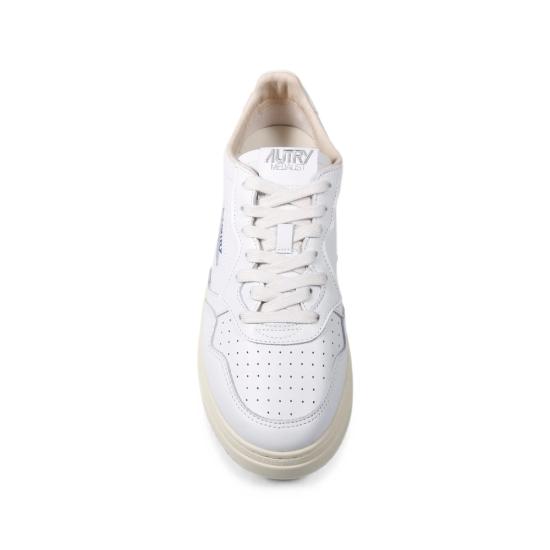 26FW 오트리 메달리스트 로우 스니커즈 AULM BJ04 WHITE - AUTRY