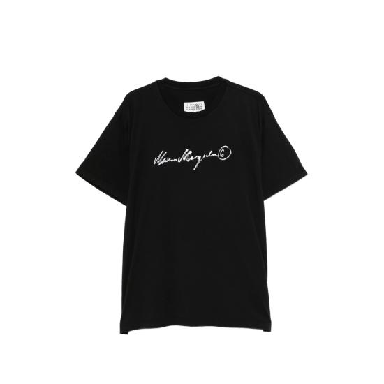 26FW MM6 메종마르지엘라 반팔 티셔츠 M20258 SH0GC0077 900 BLACK