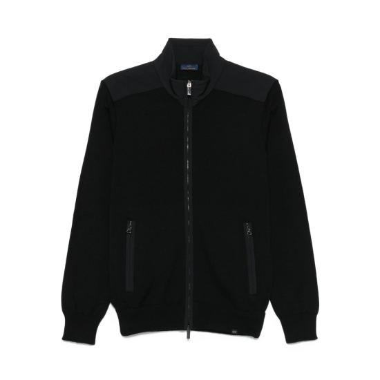 26FW 폴앤샤크 집업 니트 99311022 011 BLACK