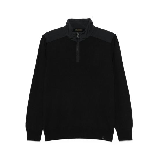 26FW 폴앤샤크 집업 니트 99311021 011 BLACK