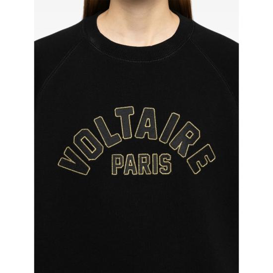 26FW 자딕앤볼테르 긴팔 티셔츠 JWSS01745 BLACK - ZADIG & VOLTAIRE