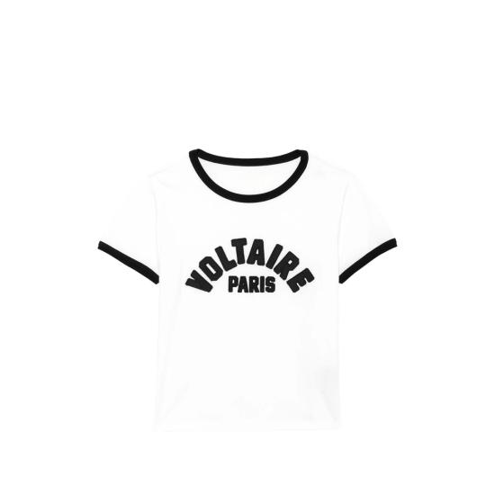 26FW 자딕앤볼테르 반팔 티셔츠 JWTS02851 WHITE