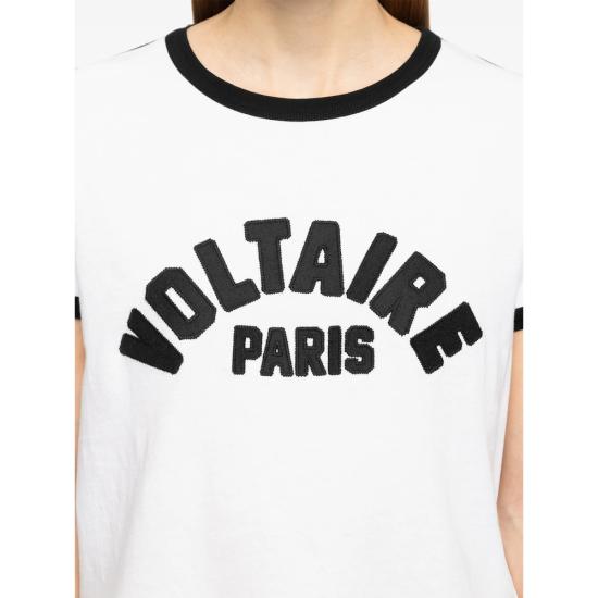 26FW 자딕앤볼테르 반팔 티셔츠 JWTS02851 WHITE - ZADIG & VOLTAIRE