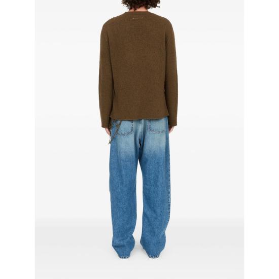 26FW MM6 메종마르지엘라 스웨터 M13283 SH0HL0049 727S BROWN - MM6 MAISON MARGIELA