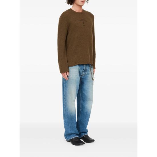 26FW MM6 메종마르지엘라 스웨터 M13283 SH0HL0049 727S BROWN - MM6 MAISON MARGIELA