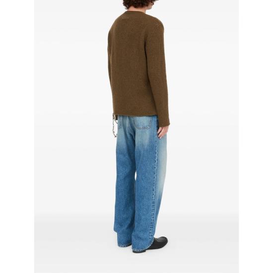 26FW MM6 메종마르지엘라 스웨터 M13283 SH0HL0049 727S BROWN - MM6 MAISON MARGIELA