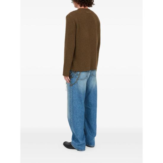 26FW MM6 메종마르지엘라 스웨터 M13283 SH0HL0049 727S BROWN - MM6 MAISON MARGIELA