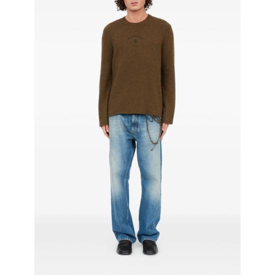 26FW MM6 메종마르지엘라 스웨터 M13283 SH0HL0049 727S BROWN - MM6 MAISON MARGIELA