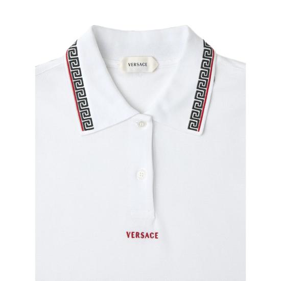 26FW 베르사체 폴로 티셔츠 1A18688 1025967 1W000 WHITE - VERSACE
