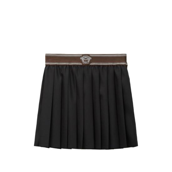 26FW 베르사체 숏 스커트 1A17669 1025881 1B000 BLACK