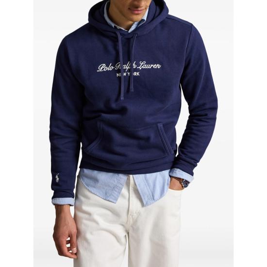 26FW 랄프 로렌 후드 티셔츠 710B26089004 NAVY BLUE - RALPH LAUREN