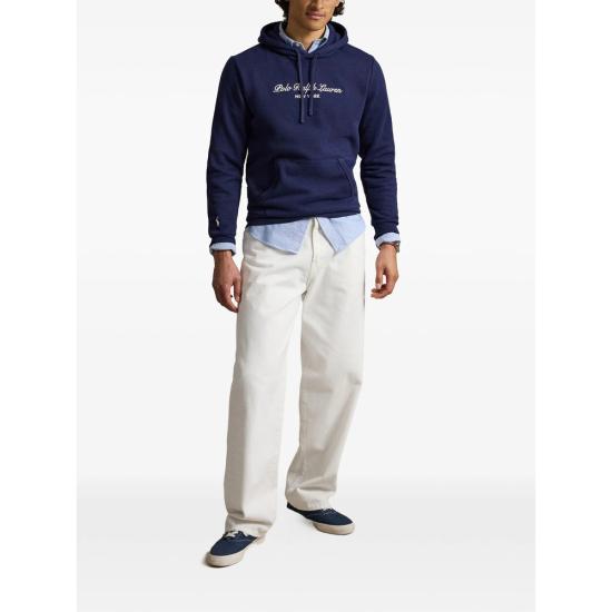 26FW 랄프 로렌 후드 티셔츠 710B26089004 NAVY BLUE - RALPH LAUREN