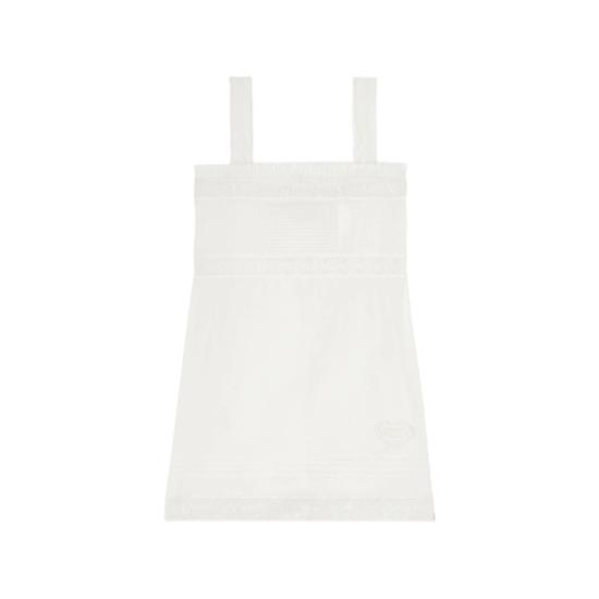 26FW 가니 원피스 A1030554 151 WHITE