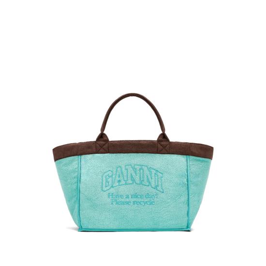 26FW 가니 토트백 C2080030 979 BROWN BLUE - GANNI