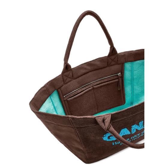 26FW 가니 토트백 C2080030 979 BROWN BLUE - GANNI